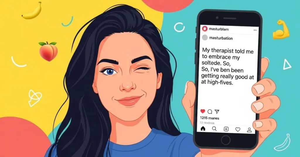 Funny Masturbation Jokes for Social Media Captions