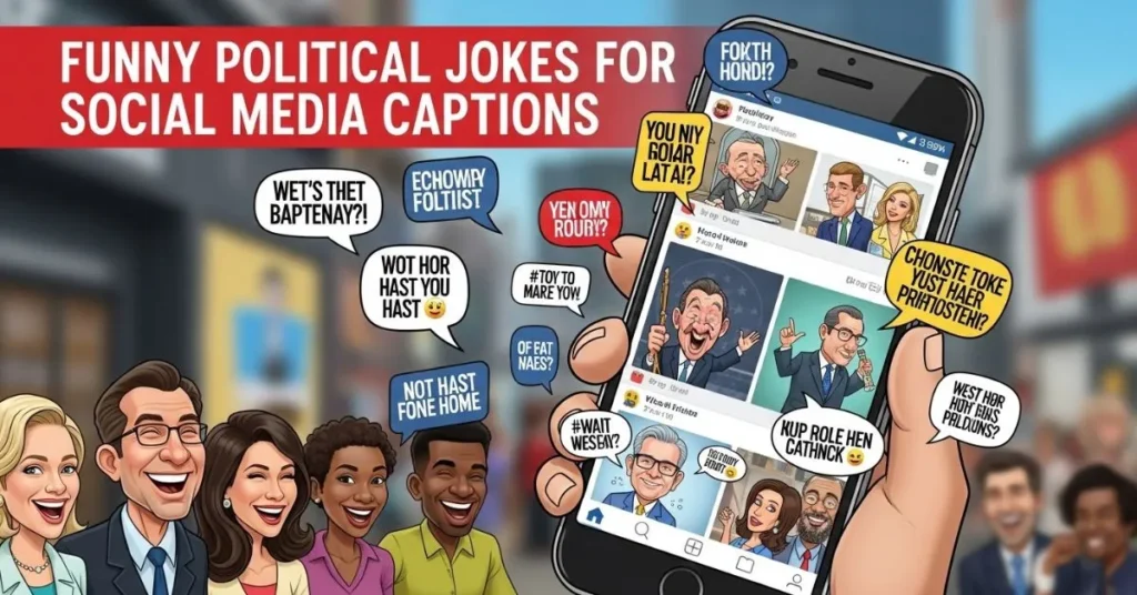 Funny Political Jokes for Social Media Captions