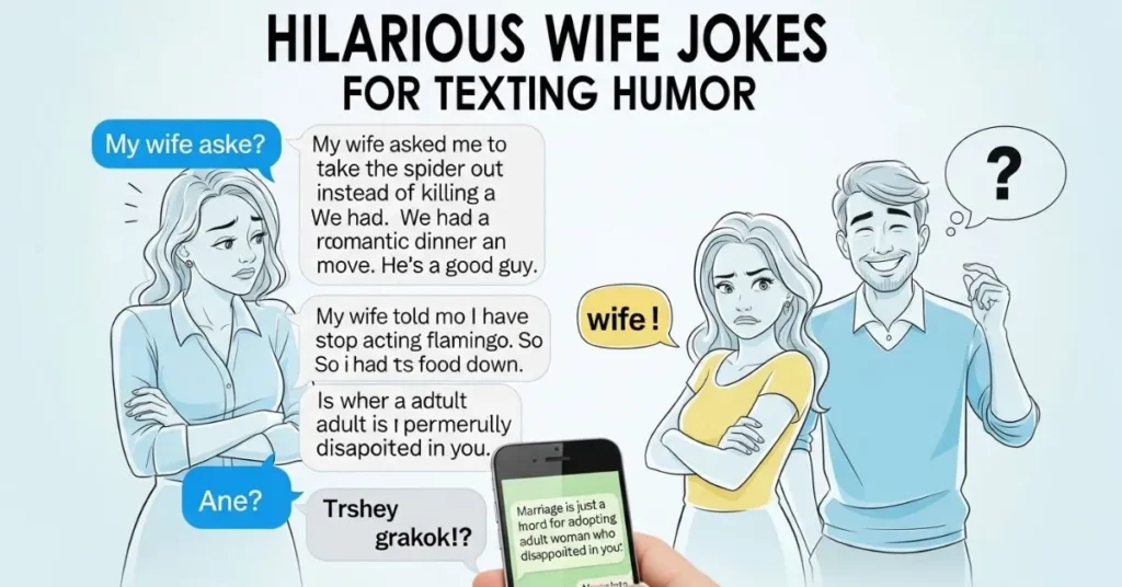 Hilarious Wife Jokes for Texting Humor