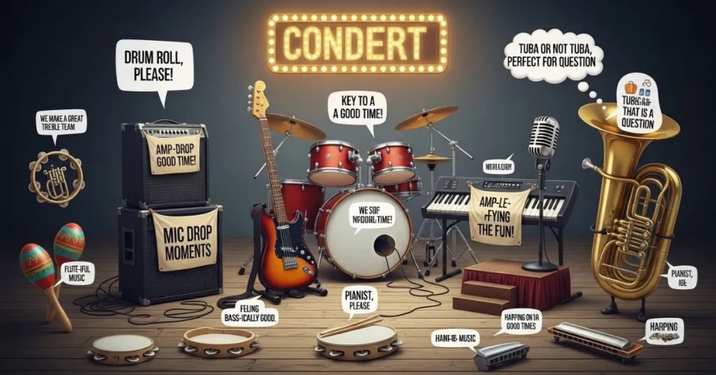Music Band Puns Perfect for Captions