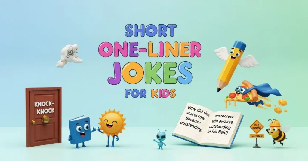 Short One-Liner Jokes for Kids