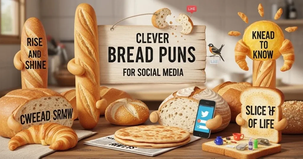  Clever Bread Puns for Social Media