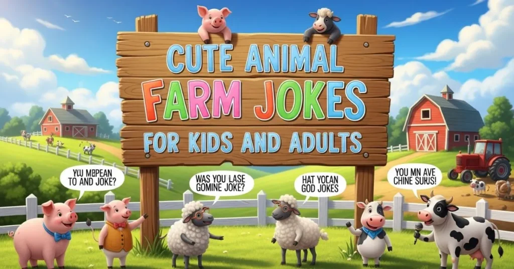 Cute Animal Farm Jokes for Kids and Adults