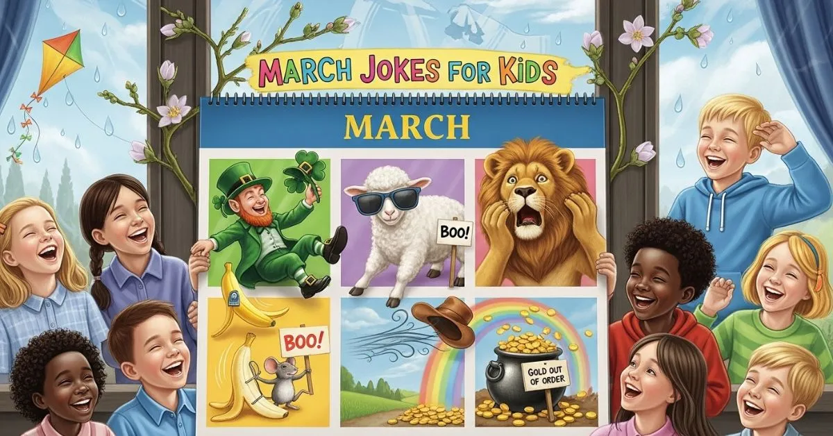 March Jokes for Kids