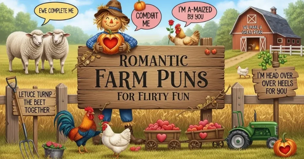 Romantic Farm Puns for Flirty Fun