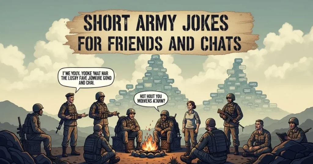 Short Army Jokes for Friends and Chats
