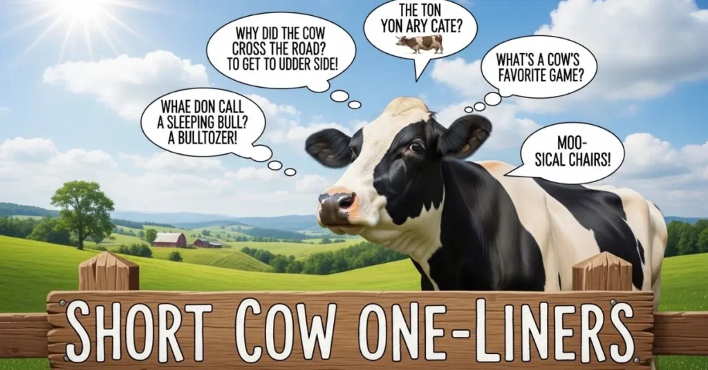 Short Cow One-Liners