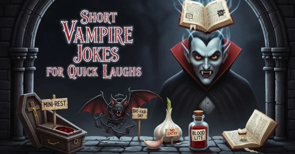 Short Vampire Jokes for Quick Laughs