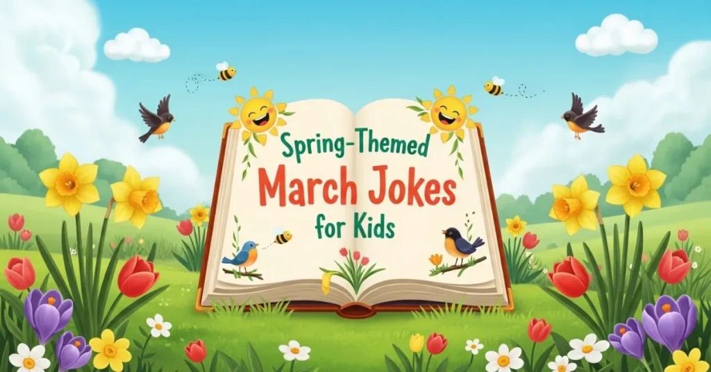 Spring-Themed March Jokes for Kids