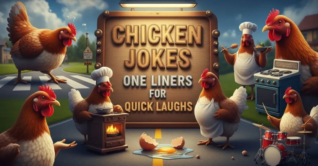Chicken Jokes One Liners for Quick Laughs