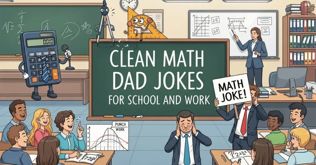 Clean Math Dad Jokes for School and Work