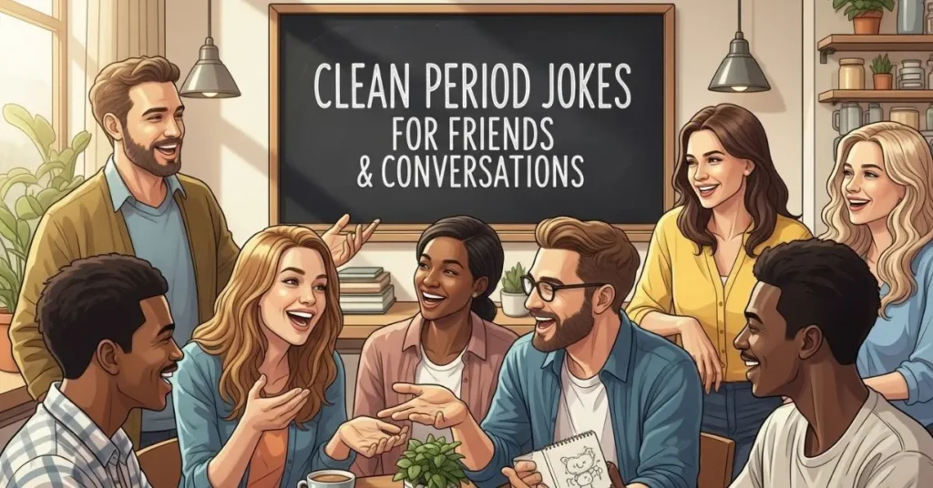 Clean Period Jokes for Friends & Conversations