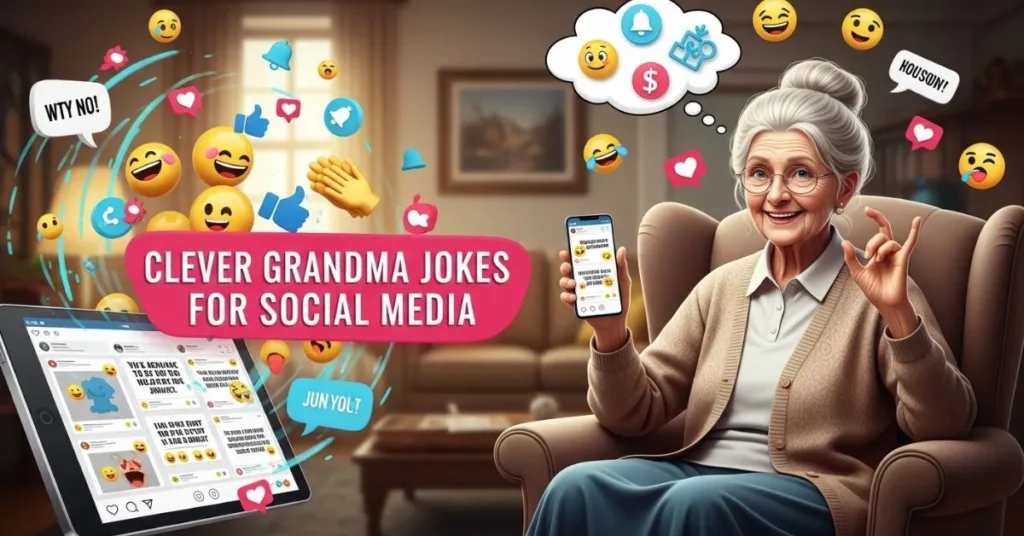 Clever Grandma Jokes for Social Media