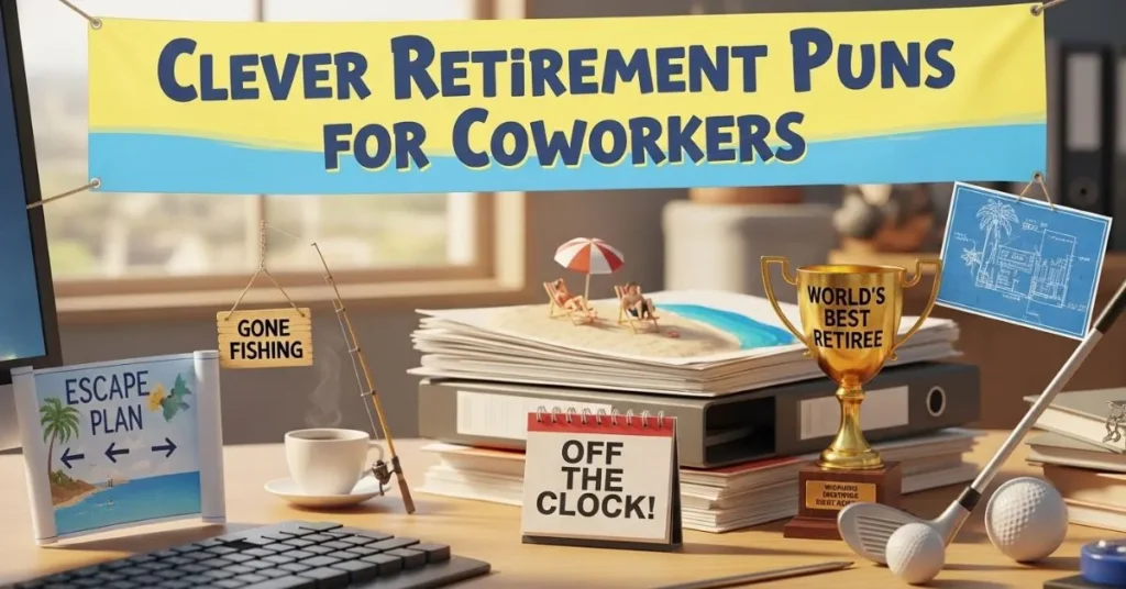 Clever Retirement Puns for Coworkers