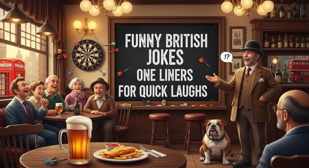Funny British Jokes One Liners for Quick Laughs