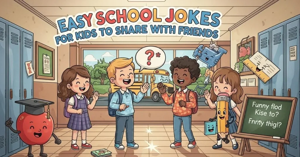 Easy School Jokes for Kids to Share with Friends