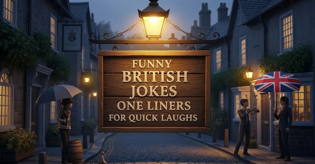 Funny British Jokes One Liners for Quick Laughs