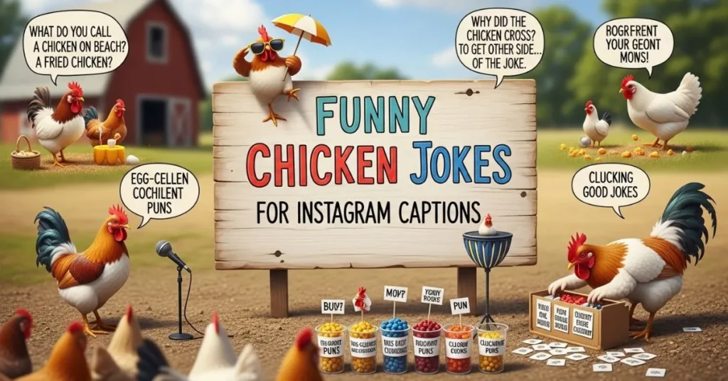 Funny Chicken Jokes for Instagram Captions