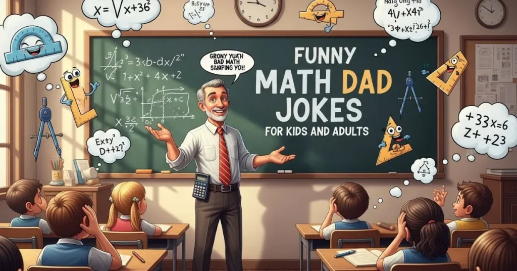 Funny Math Dad Jokes for Kids and Adults