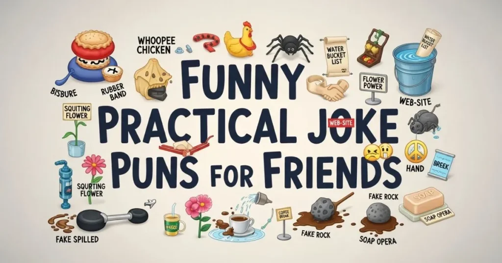 Funny Practical Joke Puns for Friends