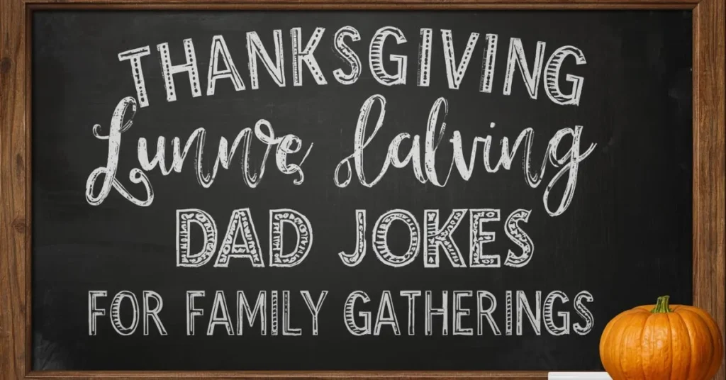 Funny Thanksgiving Dad Jokes for Family Gatherings