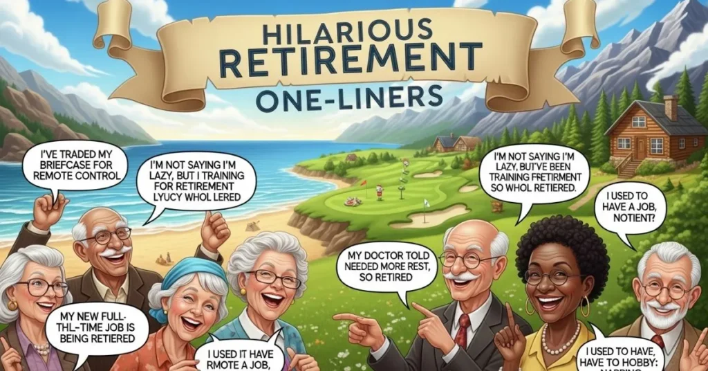 Hilarious Retirement One-Liners