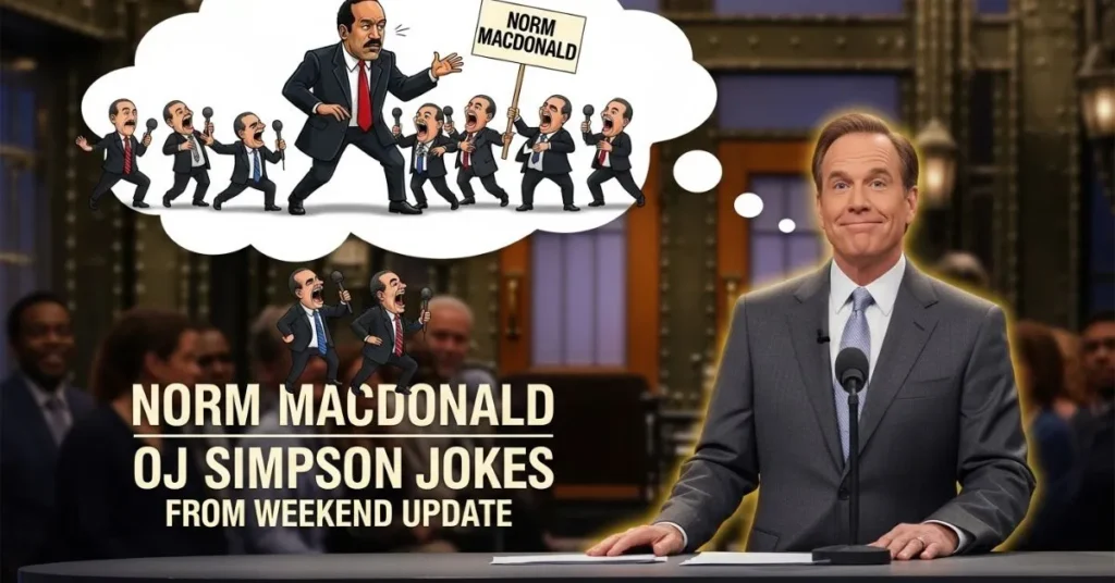 Norm Macdonald OJ Simpson Jokes from Weekend Update