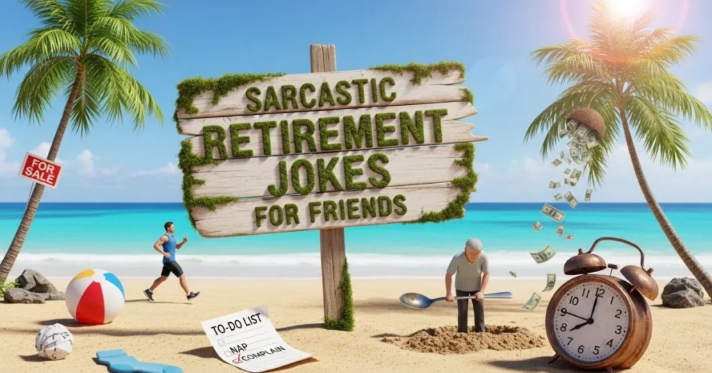 Sarcastic Retirement Jokes for Friends