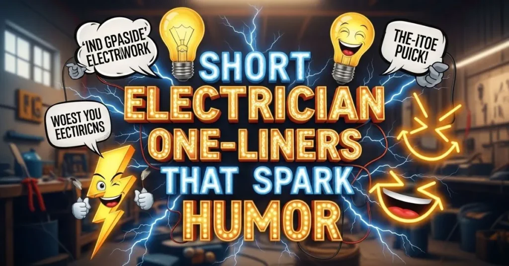  Short Electrician One-Liners That Spark Humor
