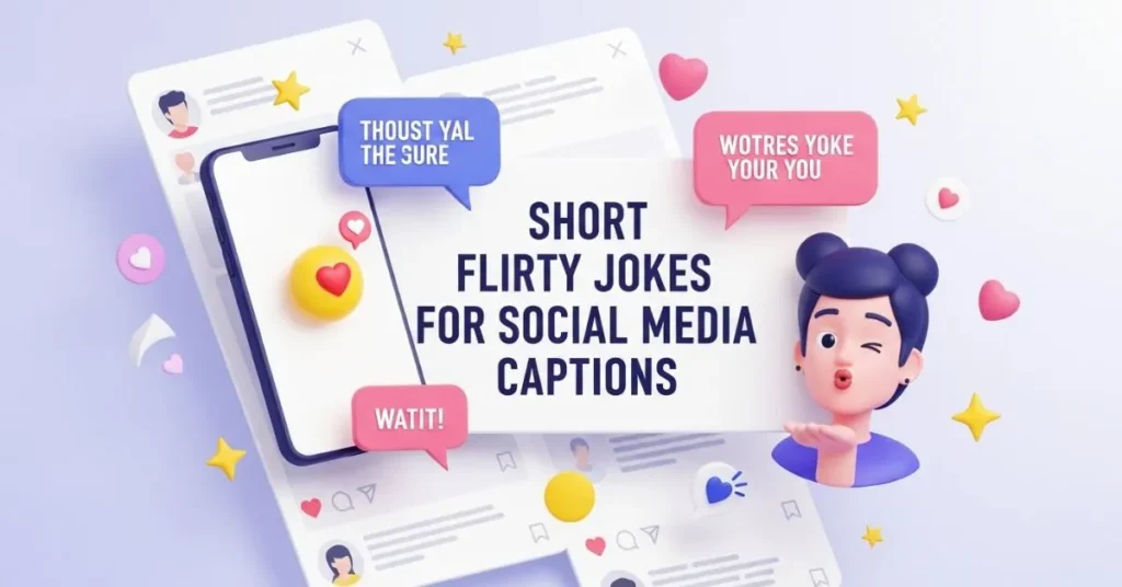 Short Flirty Jokes for Social Media Captions