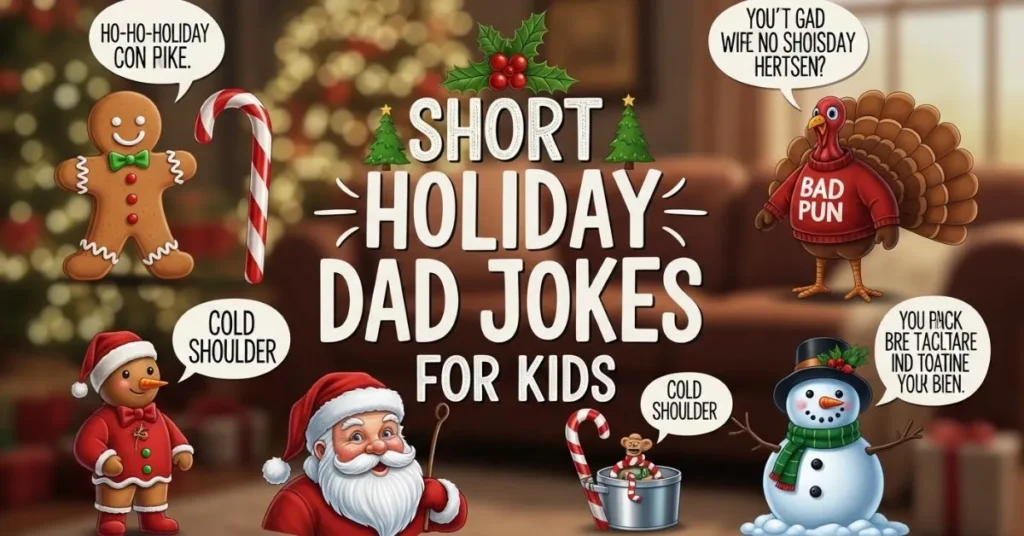 Short Holiday Dad Jokes for Kids