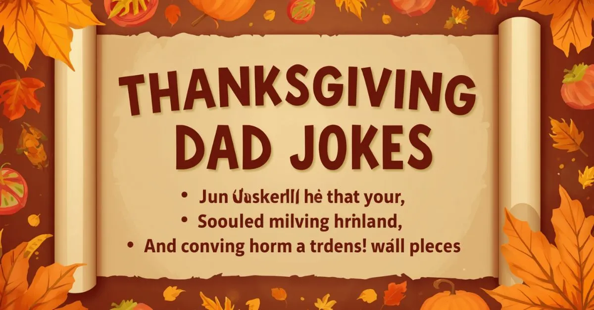 Thanksgiving Dad Jokes