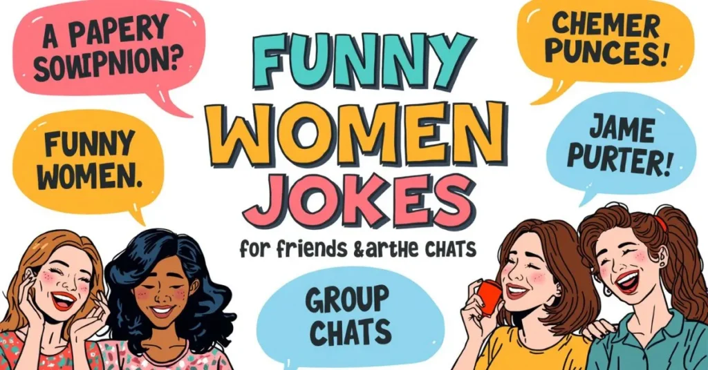 Funny Women Jokes for Friends and Group Chats
