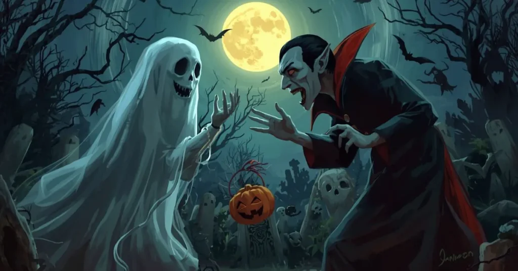 Ghost and Vampire Halloween Jokes
