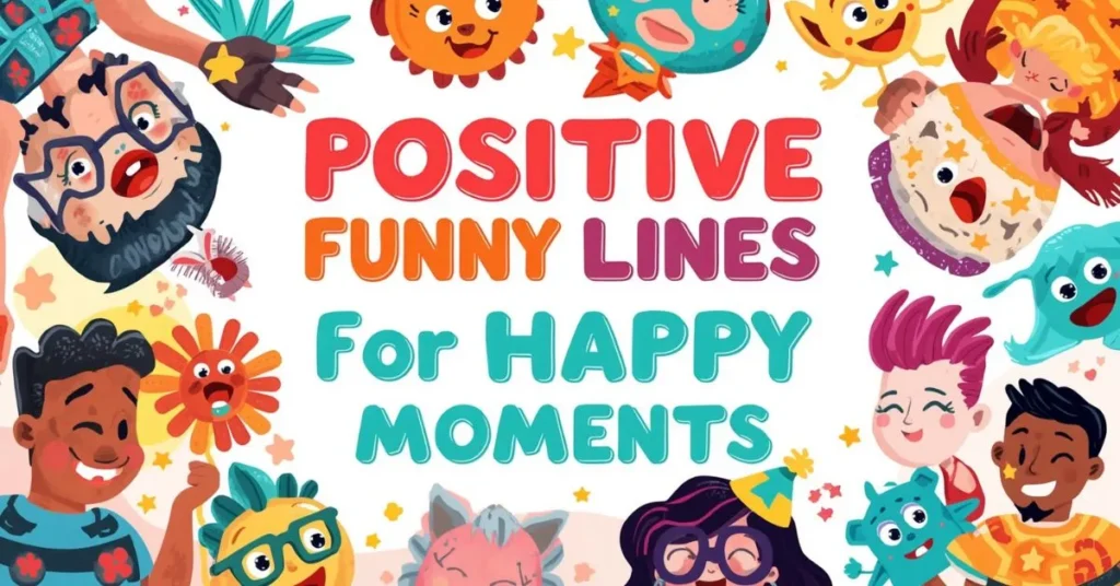 Positive Funny Lines for Happy Moments