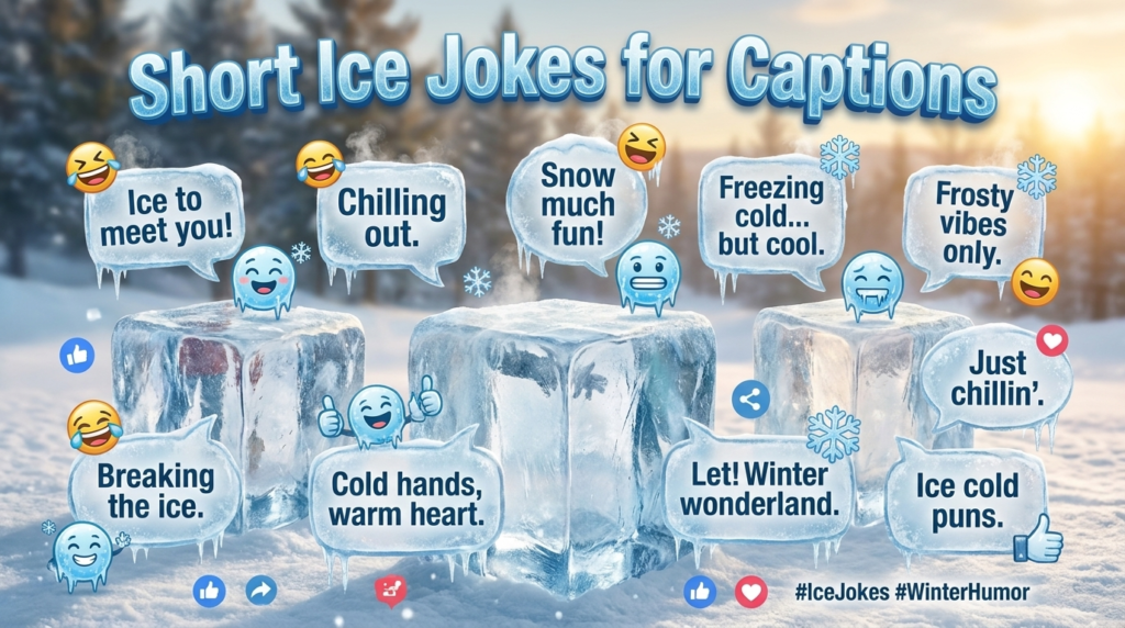 Short Ice Jokes for Captions