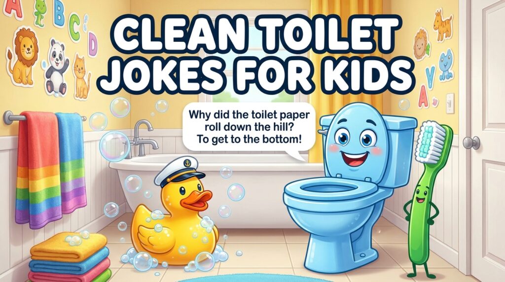 Clean Toilet Jokes for Kids