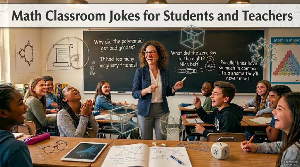 Math Classroom Jokes for Students and Teachers