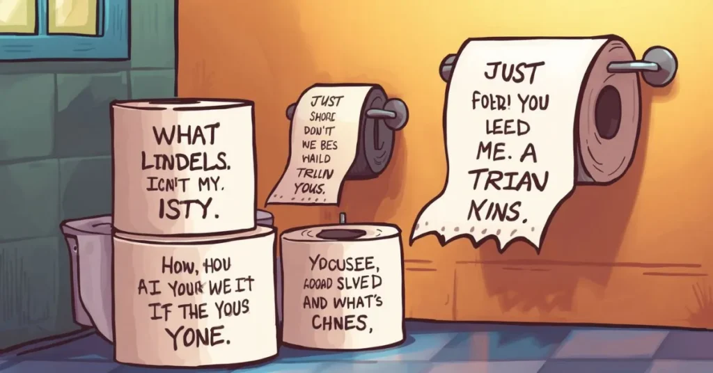 Short Toilet Paper One-Liners